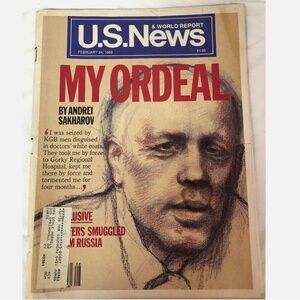 3/$32 VTG Feb 24, 1986 US NEWS & Wold Report Magazine~My Ordeal~Andrei Sakharov